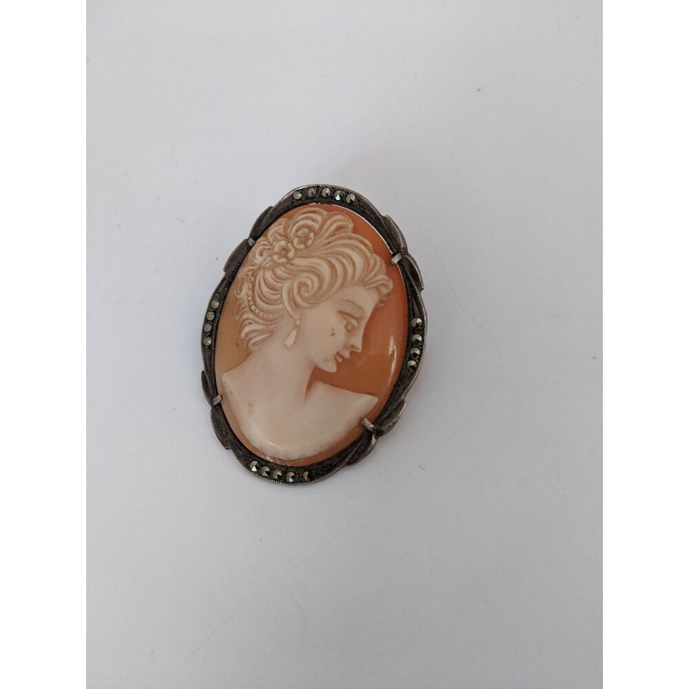 Cameo Vintage Cameo Jewelry Vintage Shell Cameo Brooch Pendant